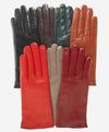 FC04 (medium brown) - Women's Italian cashmere lined leather gloves