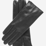FC04 (black) - Women's Italian Cashmere Lined Leather Gloves - Leather Gloves Online - Luxury Leather Gloves - 1