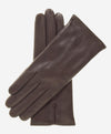 FC04 (dark brown) - Women's Italian Cashmere Lined Leather Gloves - Leather Gloves Online - Luxury Leather Gloves - 2