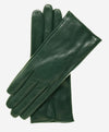FC04 (forest) - Women's Italian Cashmere Lined Leather Gloves - Leather Gloves Online - Luxury Leather Gloves - 1