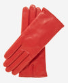 FC04 (red) - Women's Italian Cashmere Lined Leather Gloves - Leather Gloves Online - Luxury Leather Gloves - 2