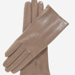 FC04 (taupe) - Women's Italian Cashmere Lined Leather Gloves - Leather Gloves Online - Luxury Leather Gloves - 2