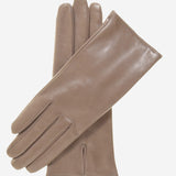FC04 (taupe) - Women's Italian Cashmere Lined Leather Gloves - Leather Gloves Online - Luxury Leather Gloves - 2