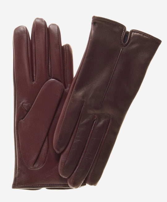 FC34 (xb) - Women's Touchscreen Italian Cashmere Lined Leather Gloves