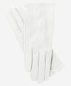 Sofia (ivory) - Italian lambskin leather gloves with silk lining - Leather Gloves Online - Luxury Leather Gloves - 1