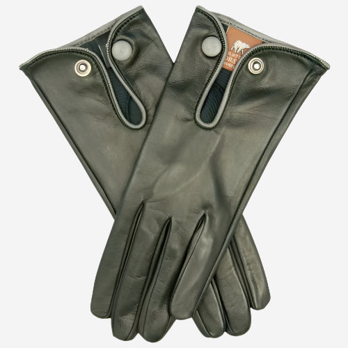GG4110 (black/grey) - Women's Italian Casual Car Gloves