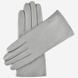 Isabella (dark grey) - Italian lambskin leather gloves with cashmere lining