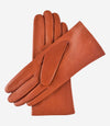 Isabella (terra cotta) - Italian lambskin leather gloves with cashmere lining