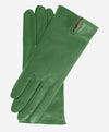 Margherita (green) - Italian lambskin leather gloves with cashmere lining