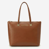 Simona (cognac) - Italian calf leather women's shoulder bag
