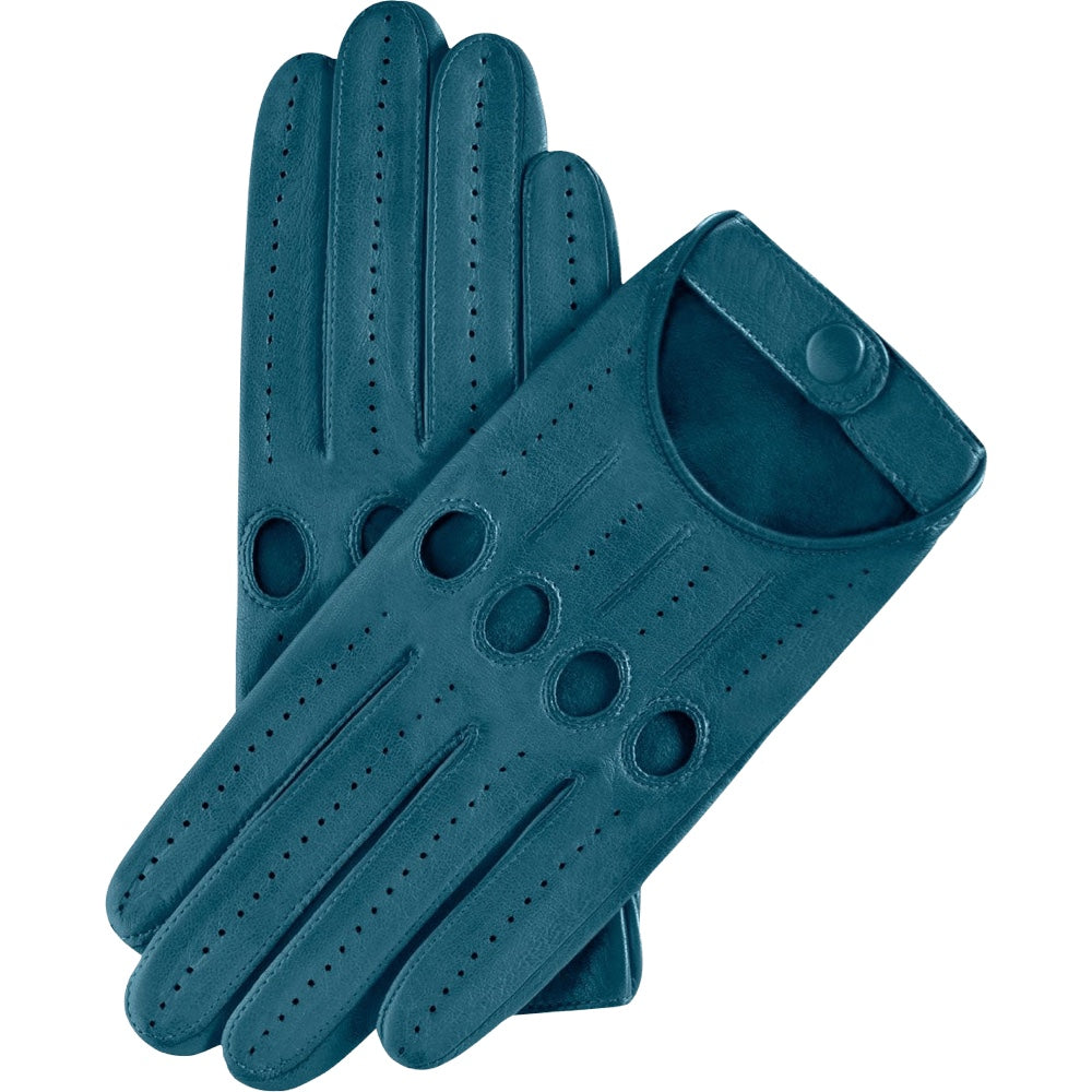 Teal deals leather gloves