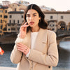 Alessa (pink) - classic Italian lambskin leather driving gloves - Leather Gloves Online - Luxury Leather Gloves - 2