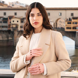 Alessa (pink) - classic Italian lambskin leather driving gloves - Leather Gloves Online - Luxury Leather Gloves - 4