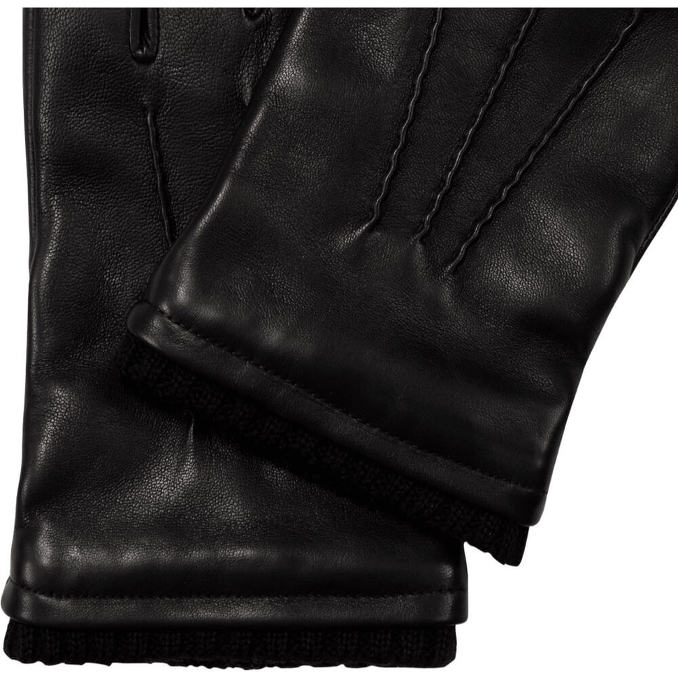 Leather Gloves Men Black Touchscreen - Handmade in Italy – Premium Leather Gloves – Leather Gloves Online® -  4