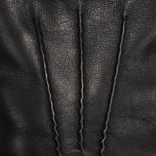 Alessandro (black) - Italian lambskin leather gloves with cashmere lining & touchscreen feature - Leather Gloves Online - Luxury Leather Gloves - 5