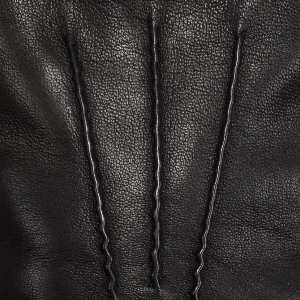 Leather Gloves Men Black Touchscreen - Handmade in Italy – Premium Leather Gloves – Leather Gloves Online® -  5