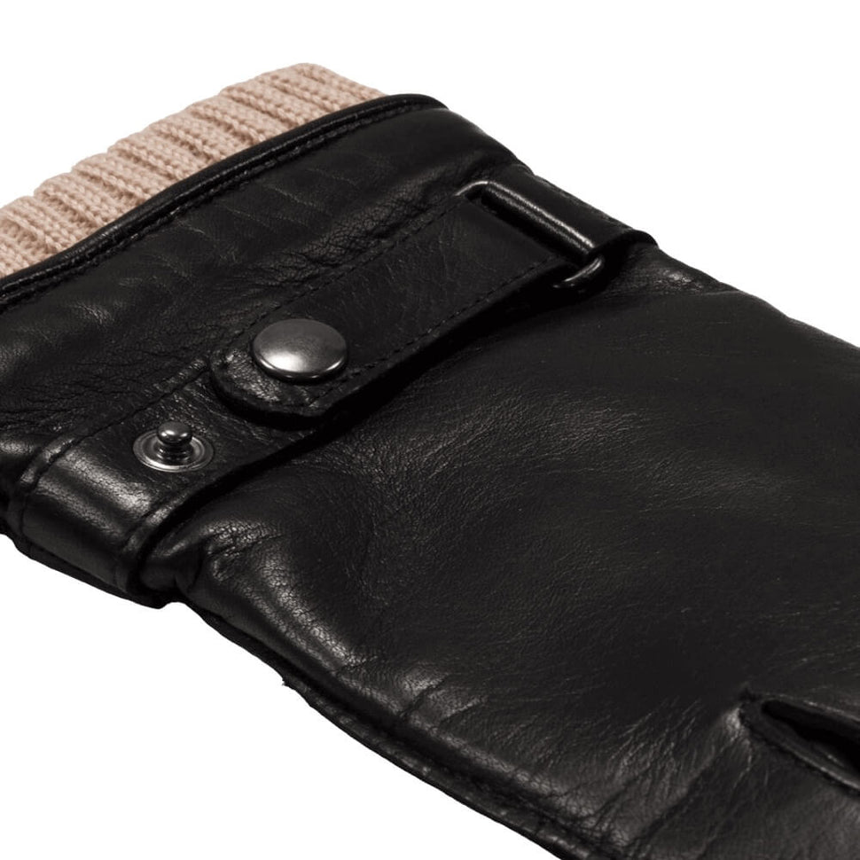 Touchscreen Leather Gloves with Cashmere - Handmade in Italy – Premium Leather Gloves – Leather Gloves Online® -  4