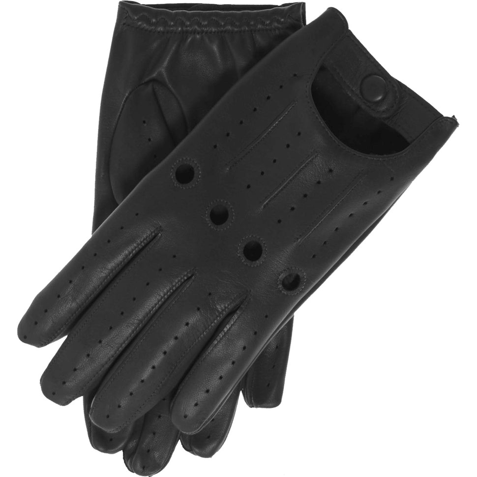 Men's Driving Gloves Black - Enzo - Handmade in Italy – Premium Leather Gloves – Leather Gloves Online® -  1
