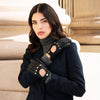 Maria (black) - Italian driving gloves made of American deerskin leather - Leather Gloves Online - Luxury Leather Gloves - 7