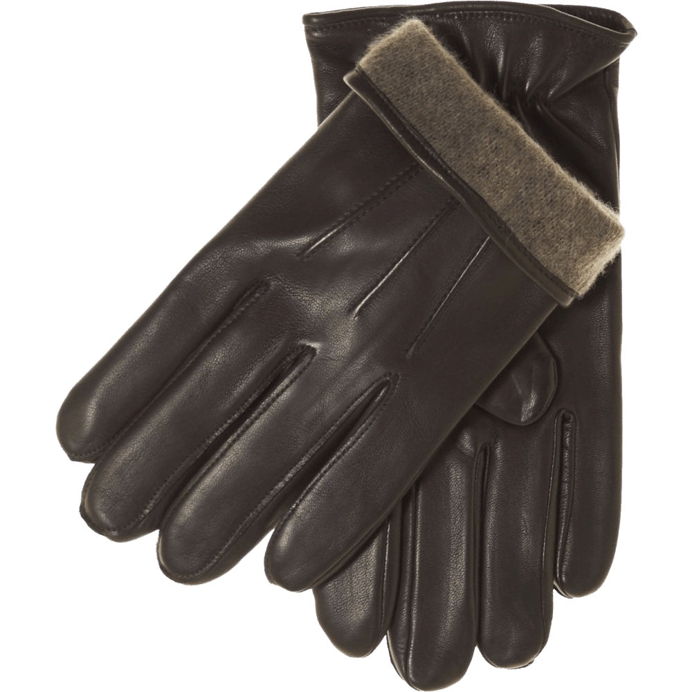 Touchscreen Leather Gloves Men Cashmere Lined Brown - Handmade in Italy – Premium Leather Gloves – Leather Gloves Online® -  1