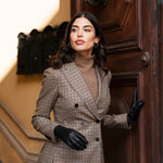 Isabella (black) - Italian lambskin leather gloves with cashmere lining - Leather Gloves Online - Luxury Leather Gloves - 7