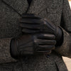 Lorenzo (black) - Italian gloves made of American deerskin leather with cashmere lining - Leather Gloves Online - Luxury Leather Gloves - 7