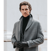 Marco (black) - Italian lambskin leather gloves with white rabbit fur lining - Leather Gloves Online - Luxury Leather Gloves - 10