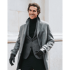Marco (black) - Italian lambskin leather gloves with brown rabbit fur lining - Leather Gloves Online - Luxury Leather Gloves - 11