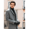 Marco (black) - Italian lambskin leather gloves with brown rabbit fur lining - Leather Gloves Online - Luxury Leather Gloves - 8