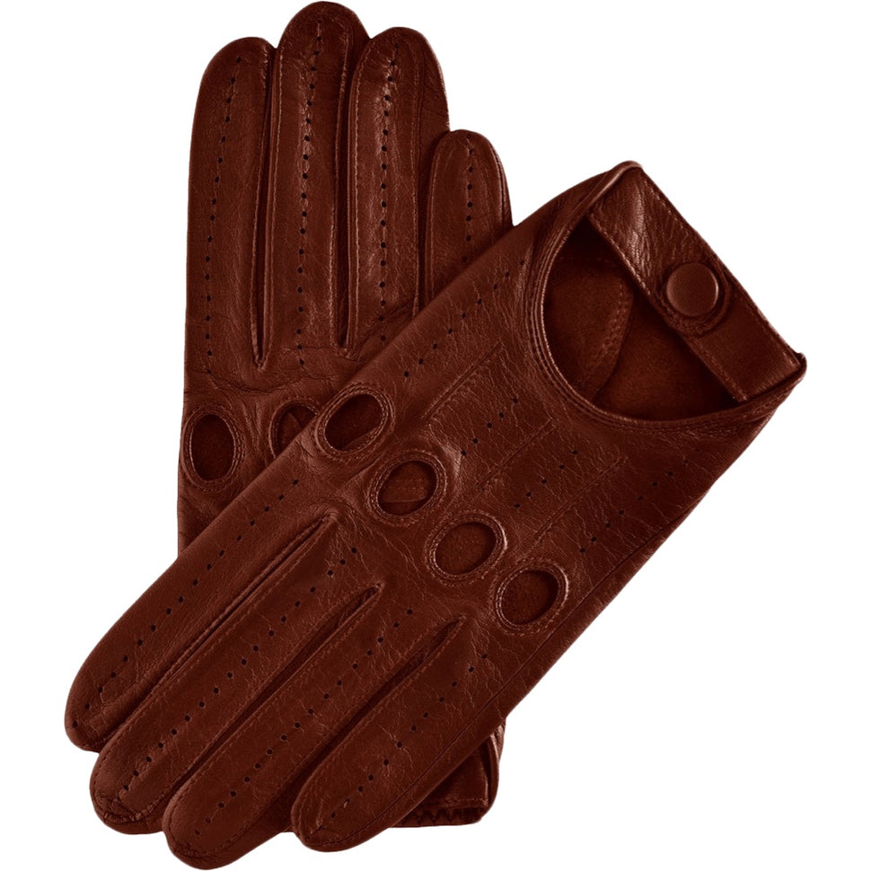 Classic Brown Driving Gloves - Handmade in Italy – Premium Leather Gloves – Leather Gloves Online® -  1